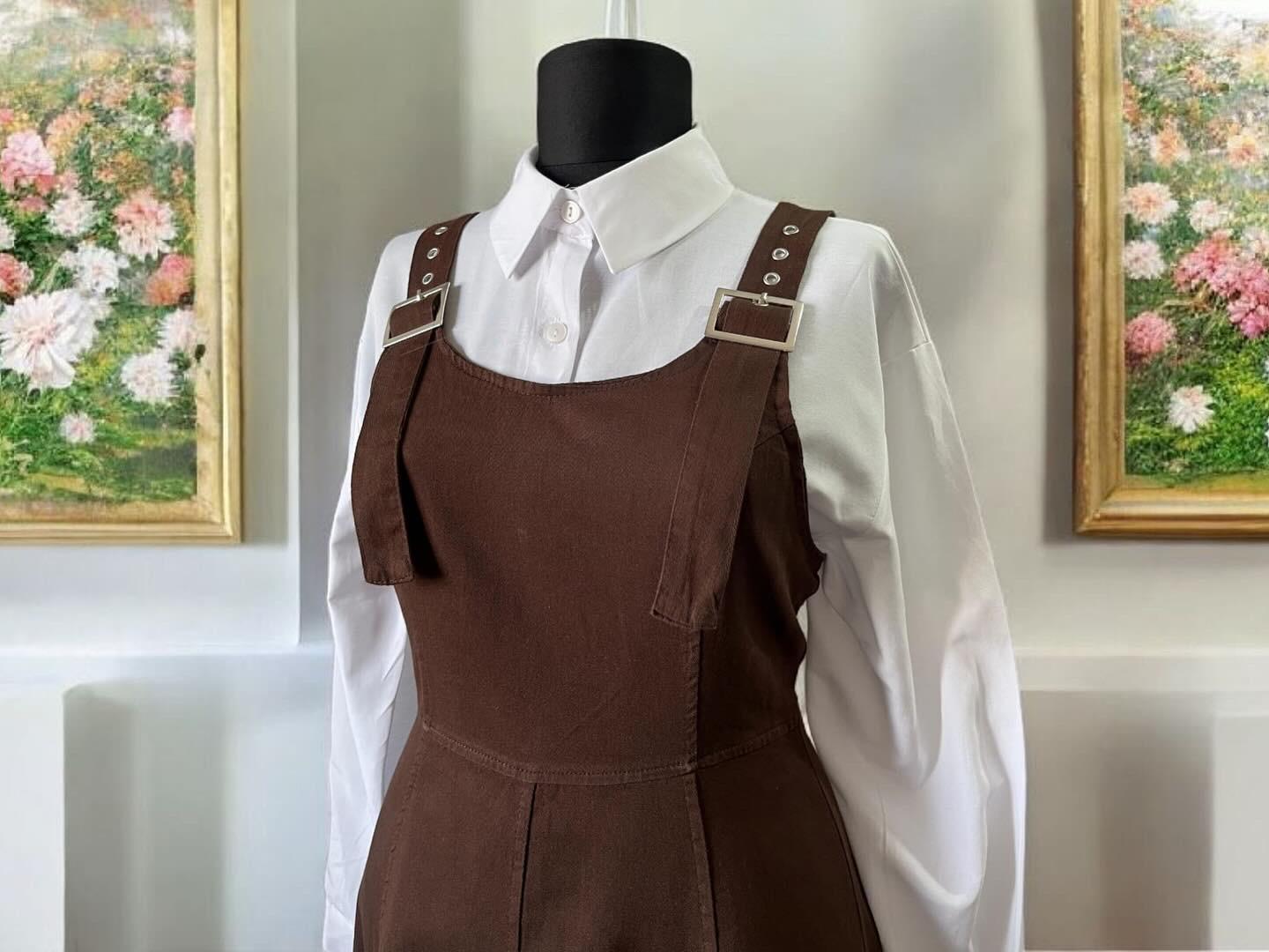 Gabardin Kalın Askılı Jile ~ Nİrva Butik